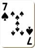 Seven Of Spades Clip Art